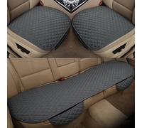 MUGONGWEI 5 seater Car Seat Cover Full Sets For BMW X1 iX1 U11 2022 2023 2024 Set Seat Cushions Front Rear Seat Protection Non-Slip Breathable Vehicle Seat Covers,Front row + back row 3pcs Grau
