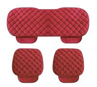 MUGONGWEI Car Seat Cushion,Car Seat Cover - for Ford Fiesta Fusion Escort Focus Mondeo KUGA Ecosport Anti-Slip Soft Breathable Scratch Resistant Front Cars Seat Covers Protector Mat,Red