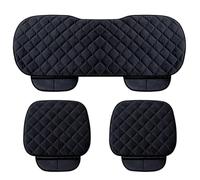 MUGONGWEI Car Seat Cushion,Car Seat Cover - for Toyota Auris 2015-2019 Anti-Slip Soft Breathable Scratch Resistant Front Cars Seat Covers Protector Mat,Black