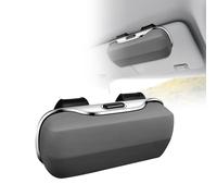 MUGONGWEI Car sun visor accessories,for Audi A5 Sportback 2016-2021 2022 2023 2024 glasses storage box, sunglasses clip hard shell car sun visor sunglasses box, car glasses box,Grey