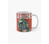 Mugs 11oz BIG LEBOWSKI-The Dude- Abides Coffee Ceramic Mug Funny Anniversary Novelty Christmas Gift