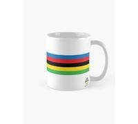 Mugs 11oz Cycling World Champion Rainbow Stripes Coffee Ceramic Mug Funny Anniversary Novelty Christmas Gift