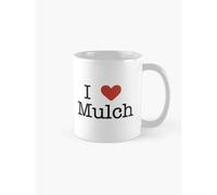 Mugs 11oz I Heart Mulch - Coraline Coffee Ceramic Mug Funny Anniversary Novelty Christmas Gift