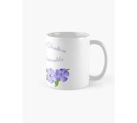 Mugs 11oz Royal Doulton with Hand Painted Periwinkles Coffee Ceramic Mug Funny Anniversary Novelty Christmas Gift