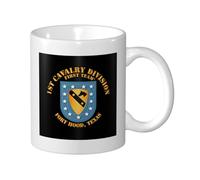 Mugs 1St Cavalry Division Fort Hood Texas 330Ml Coffee Cups Novelty Funny Cups for Restaurant Home Syrup