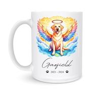 Mugs Angel Labrador 330Ml Tea Mug Porcelain with Handle Cups for Milk Women Syrup