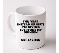Mugs Instead of Gifts I'm Giving Everyone My Mug Birthday 2 PCS | Lightweight Tea Cup Resusable Tea & Coffee Mugs Christmas Boss