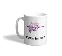Mugs Mom Teaching My Tribe Coffee Mug Love's Day 330ml | Tea Cup Colorful Porcelain Mugs for Kitchen Sister Birthdays