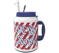 Mugs N Coffee 100 oz Travel Mug - We The People with American Flag & Eagle Mug - Double Wall Insulated - BPA-Free, Leak-Resistant - Includes Reusable Straw - Made in USA