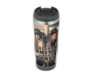 Mugs Peter Duel Alias Smith and Jones - Travel, Thermal Insulated Cup for Hot and Cold Beverages Drinks