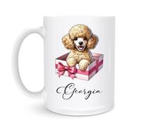 Mugs Poodle 330Ml Mug Unique with Handle Coffee Cups for Syrup Women Men