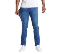 Mugsy Men's Jeans - Classic Fit Stretch Denim Jeans for Men - Comfortable & Flexible Pants for Men - True to Size, Lake Blue Wash - Lake Shores, 32W x 32L