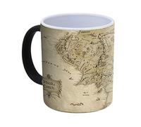 Mugtime Middle Earth Map Lord of The Rings Mug - Morph Magic Heat Changing Coffee Tea Cup