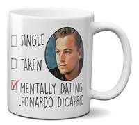 Mugtime TM - Leonardo Dicaprio Mug Mentally Dating Coffee Cup Tea Funny Ceramic 11oz 320ml