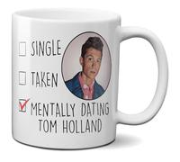 Mugtime TM - Tom Holland Mug Mentally Dating Coffee Cup Tea Funny Ceramic 11oz 320ml