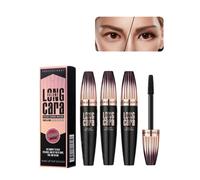 MUGUOY 3Pcs My Amazing Lashes Mascara,4D Silk Fiber Lash Mascara,Natural Waterproof Lasting Lash Mascara Black Volume, Plump and Enlarge Eyelashes, Smudge Proof, Lasting All Day More Charismatic.