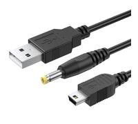 Mugust 2-in-1 PSP Charger Cable, Replacement Charger PSP PlayStation Portable Power Cord for Sony PSP 1000 2000 3000 Series USB Data Cable & Charging Cord