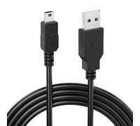 Mugust Mini USB Cable for PS3 Controller Charger Cord, 6ft Data Charging Cable for Sony PlayStation 3 Controller DualShock 3 PS Slim PS Move Wireless Game Remote, Mini USB Cable Charging Data Wire