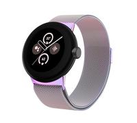 Mugust Stainless Steel Metal Strap for Pixel Watch 3 41mm/2/1 - Multi-Color Bands for Women & Men