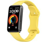 Mugust Strap for Huawei Band 9/8, Soft Silicone Sport Accessory Wristband, Yellow, Pedometer Fitness Tracker, Unisex, Casual, Waterproof, Bluetooth, GPS, Tang Buckle, Limited Warranty