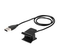 Mugust USB A Charging Clip Compatible for Fitbit Alta HR, Replacement USB Charger Adapter Charge Cord Charging Cable for Fitbit Alta HR Smart Fitness Watch,NO Reset Button,Black