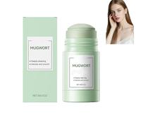 Mugwort Clay Mask Stick, Deeply Cleansing Mugwort Face Mask, Blackhead Remover, Pores Minimizing, Purifying, Soothing & Gentle Suitable for All Skin Types (1pcs)