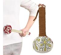 Mugwort Massage Hammer - Manual Body Helps Relieve Fatigue Long Handle Legs Arms Tool for Women