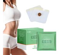 Mugwort Navel Patch, Wormwood Navel Patch, Herbal Belly Button Patches, Chinese Medicine Navel Pill Warm Moxibustion, Moxa Pads, Botanical Wellness Patches, Metabolism Support (3 Pack-90 Pcs)