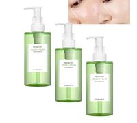 Mugwort Zero Film Cleansing Oil, Natural Makeup Remover & Facial Cleanser Oil, Daily Impurity Removal, Deep Pore Care, Gentle Lightweight Hydrating for All Skin (3pcs)
