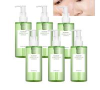 Mugwort Zero Film Cleansing Oil, Natural Makeup Remover & Facial Cleanser Oil, Daily Impurity Removal, Deep Pore Care, Gentle Lightweight Hydrating for All Skin (6pcs)