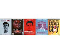 MUHAMMAD ALI 1-5 COMPLETE COLLECTION / 1. I AM ALI / 2. WHEN WE WERE KINGS / 3. THE TRIALS OF MUHAMMAD ALI / 4. GREATEST FIGHT / 5. CASSIUS CLAY GREATEST HITS = ULTIMATE 5x DVD UK SET
