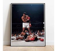 Muhammad Ali and Sonny Liston Boxing Legends Icon Print - Stunning New Photo Poster : A Huge 30" by 24" /OCT26