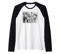 Muhammad Ali Boxing Champion Runs With College Students Raglan Baseball Tee