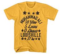 Muhammad Ali - Mens Stars T-Shirt, Large, Ginger