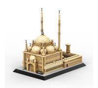 Muhammad Ali Mosque Building Block Set, Mini Cathedral Architecture Building Kits, Micro World Famous Architecture Model Toys, Gift for Adults, 620 PCS