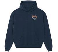 Muhammad Ali Punch Badge Men's Hoodie - Navy / 3XL