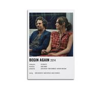 MUHDENG Begin Again Poster Room Decor Artistic Poster for Bedroom Living Room Walls Aesthetic Poster 16x24inch(40x60cm) Unframe-style