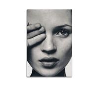 MUHDENG Kate Moss Poster, 20x30inch (50x75cm), Unframe-Style, Canvas Art Print for Bedroom & Living Room Walls