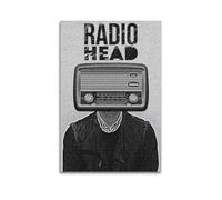 MUHDENG Radiohead Poster Room Decor Artistic Poster for Bedroom Living Room Walls Aesthetic Poster 08x12inch(20x30cm) Unframe-style
