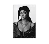 MUHDENG Rihanna Poster Room Decor Artistic Poster for Bedroom Living Room Walls Aesthetic Poster 12x18inch(30x45cm) Unframe-style