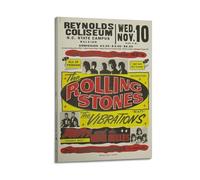 MUHDENG The Rolling Stones Poster Room Decor Artistic Poster for Bedroom Living Room Walls Aesthetic Poster 08x12inch(20x30cm) Frame-style