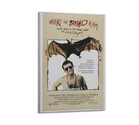MUHDENG Where The Buffalo Roam Poster Room Decor Artistic Poster for Bedroom Living Room Walls Aesthetic Poster 12x18inch(30x45cm) Frame-style