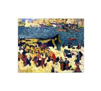 MUHJDYC Louis Valtat Famous Paintings Wall Art Poster-Reproduction on Canvas-Landscape Picture for Living Room Home Decor(Port 2) 70x85cm Unframed