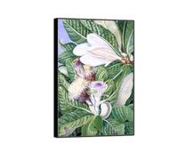 MUHJDYC Marianne North Wall Art Famous Poster-Canvas Picture-Prints for Living Room-Paintings Reproduction(Hill) 70x105cm-27x41in Black Frame