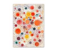 Muholin Nordic Posters Colorful Point Shape Color Block Abstract Wall Art Canvas Painting And Prints Wall Pictures For Living Room Decor 60x90cm No Frame