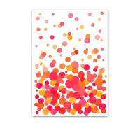 Muholin Nordic Posters Colorful Point Shape Color Block Abstract Wall Art Canvas Painting And Prints Wall Pictures For Living Room Decor 21x30cm No Frame