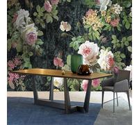 Muholin Plants Flowers American Pastoral Wallpaper 3D Photo Living Room TV Sofa Background Decor Custom Large Mural 250cm(W)×175cm(H)