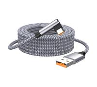 MUHVWM Right Angled USB to Type C Charging Cable 6mAh Charging Braided Wire for Mobile Devices in 1 2 3 Meter Lengths Type C Data Cable
