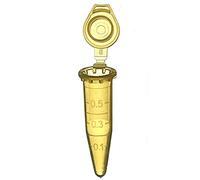 MUHWA 1000PCS Polypropylene Graduated Microcentrifuge Tube with Snap Cap, 0.5ml Capacity Microtubes (Yellow)