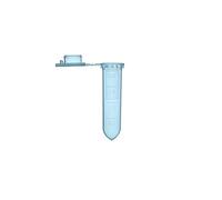 MUHWA 2ml Microcentrifuge Tubes, 500pcs Graduated Micro Test Tubes with Snap Cap, Rounded Microtube Sample Vial for Laboratory (Blue)